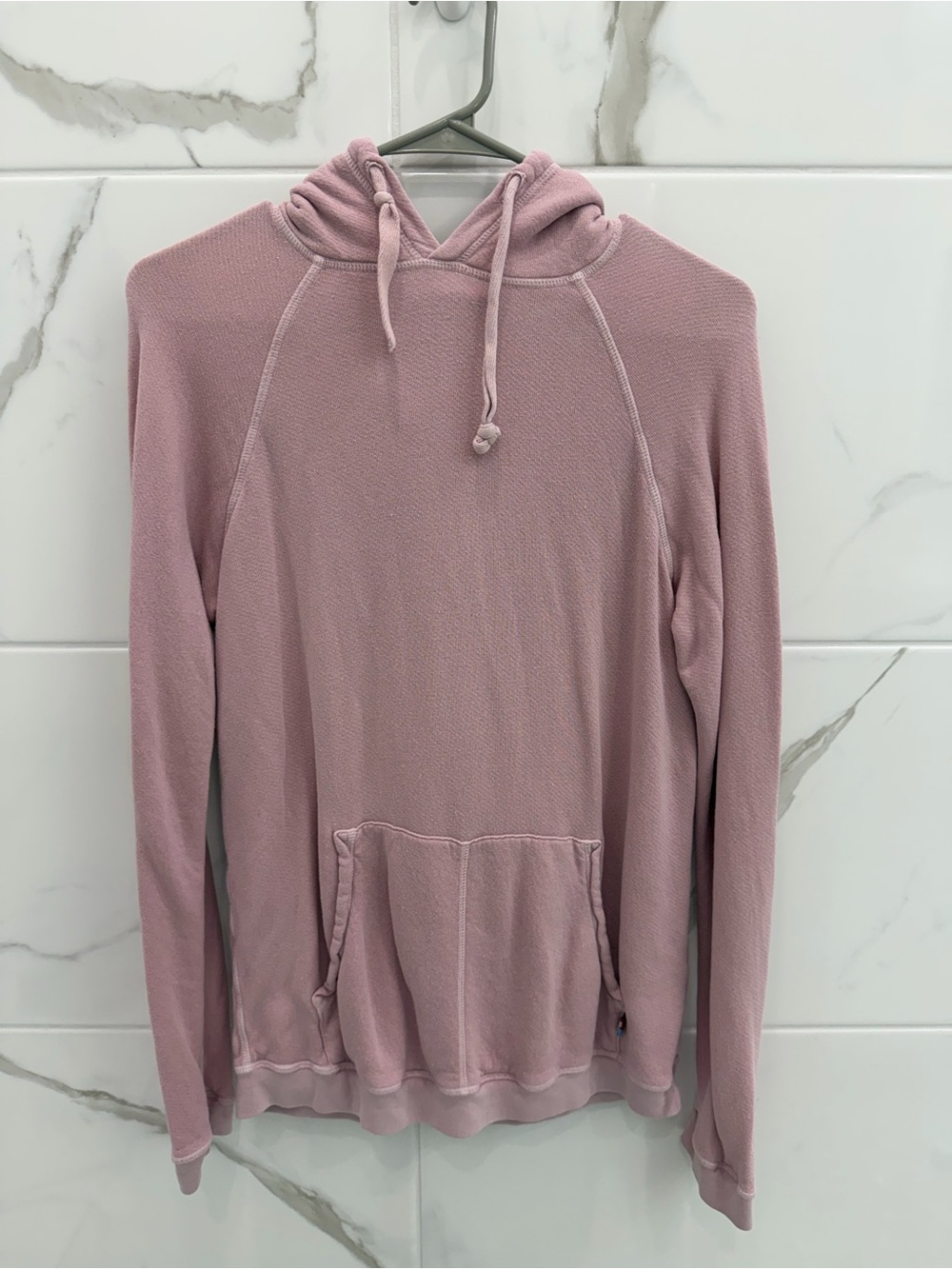 Freecity women’s Pink Hooded Lightweight Sweatshirt